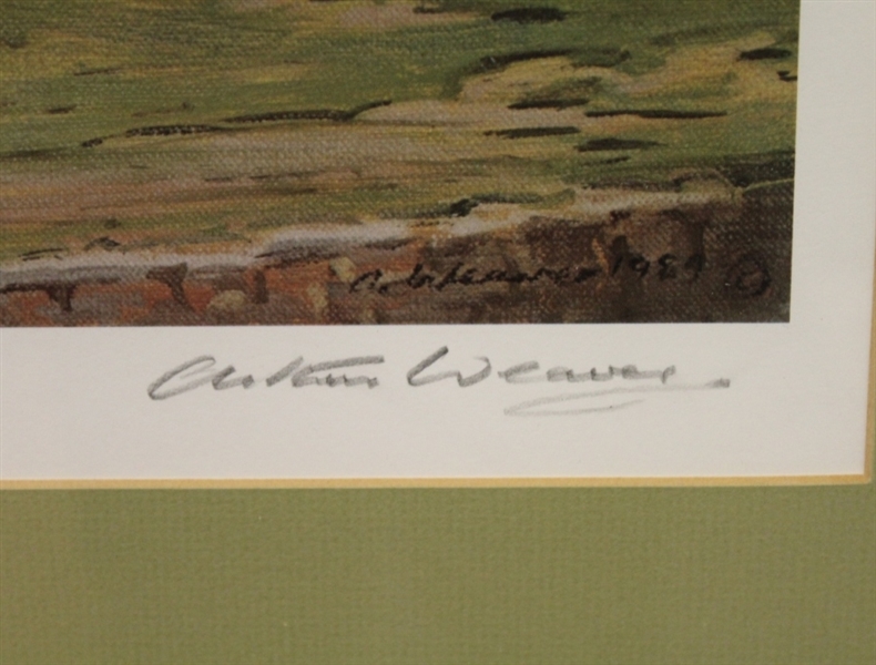 '13th Green at Augusta' - Artist  Arthur Weaver Signed Ltd Ed Print #214/750