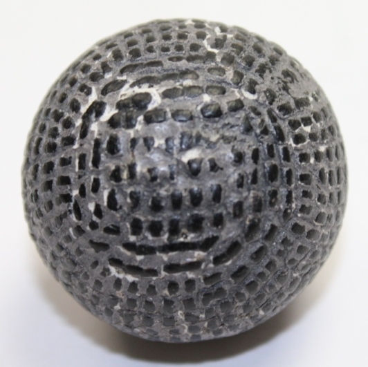 1875 Large Vintage Hand Hammered Gutty Golf Ball