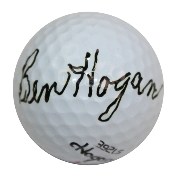 Ben Hogan Signed 'Hogan 392LS' Logo Golf Ball JSA #Z25215