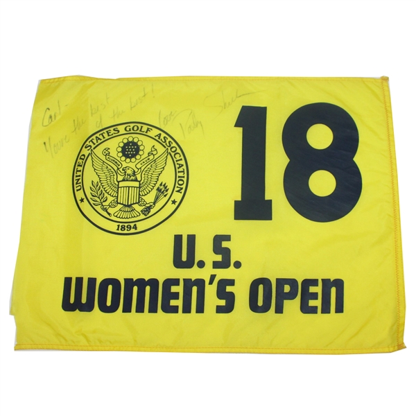 1992 Women's US Open@Oakmont C.C. 18th Hole Course Flown Flag Signed By Winner Patty Sheehan- JSA ALOA