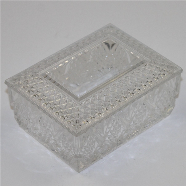 Atlanta Athletic Club Centennial Celebration Commemorative Crystal Box with Lid