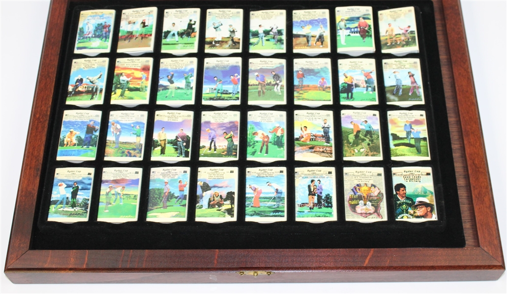 1927-1997 Ryder Cup Series Matchbooks Collector Edition in Shadow Box - #102/500