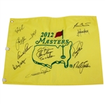 2012 Masters Champs Flag Signed by 13 Winners JSA ALOA