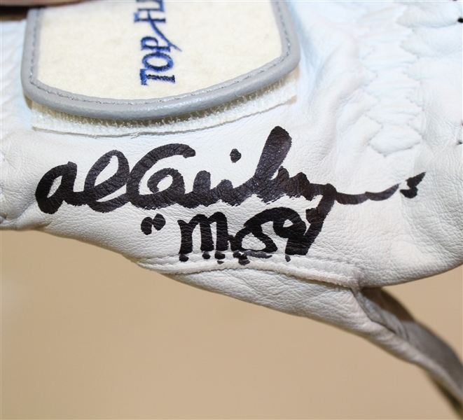 Al Geiberger Signed Used Golf Glove with 'Mr 59' Notation JSA ALOA