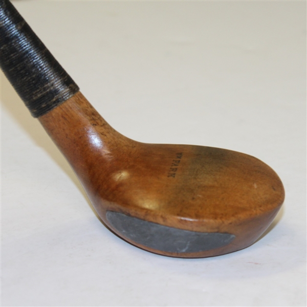 Willie Park Jr Wood Brassie with Rams Horn Insert - Roth Collection
