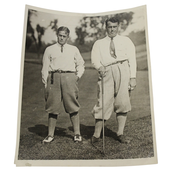 Bobby Jones & Cyril Tolley at 1924 Amateur Championship December 4, 1930 Wire Photo