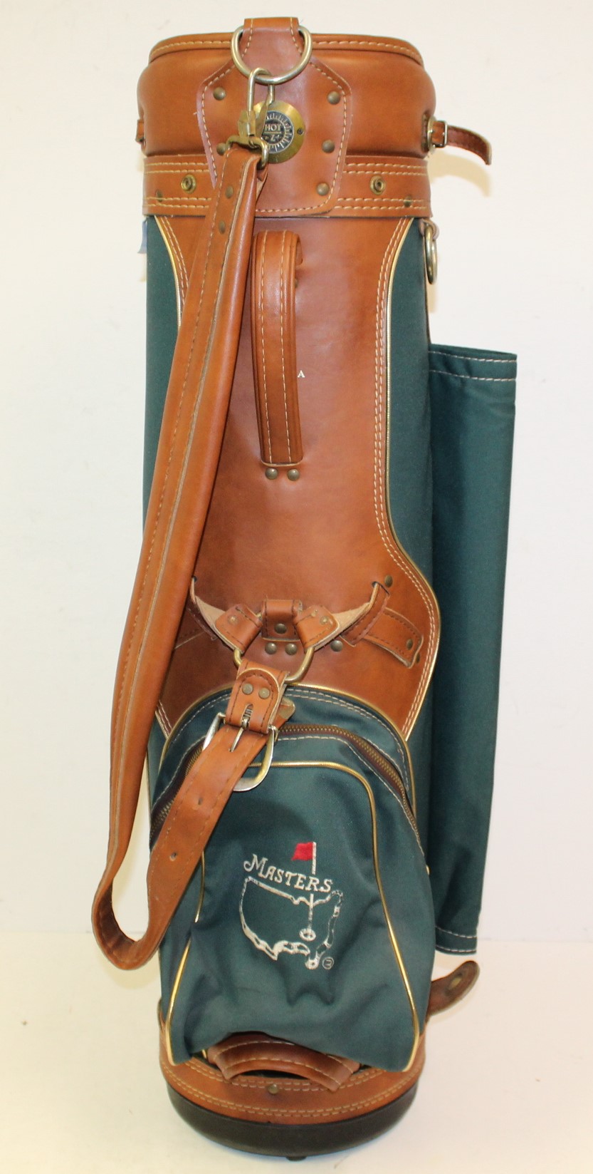 Lot Detail - Classic Masters Hot Z Leather/Canvas Golf Bag