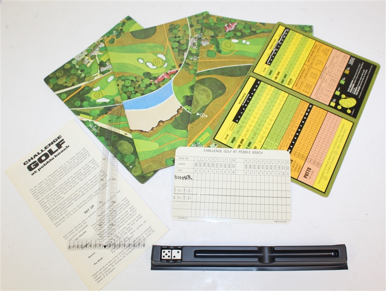 1972 US Open & Bing Crosby Inspired 'Challenge Golf at Pebble Beach' Board Game