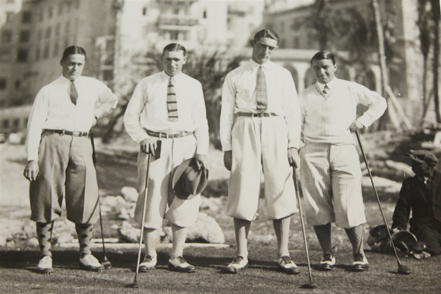 1926 Bobby Jones, Diegel, Armour, & Sarazen at Biltmore, Coral Gables B&W Photo - Keystone