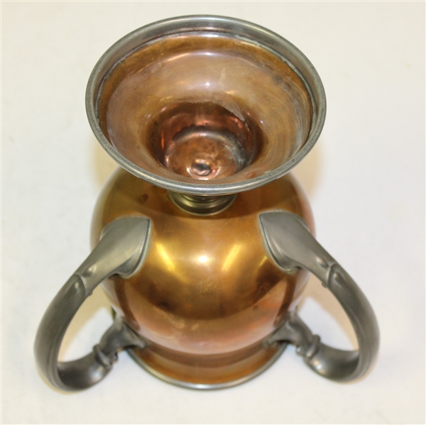 1908 Golfer's Magazine Cup 3 Handle Trophy Won by John T. Blake - July 4th - Roth Collection