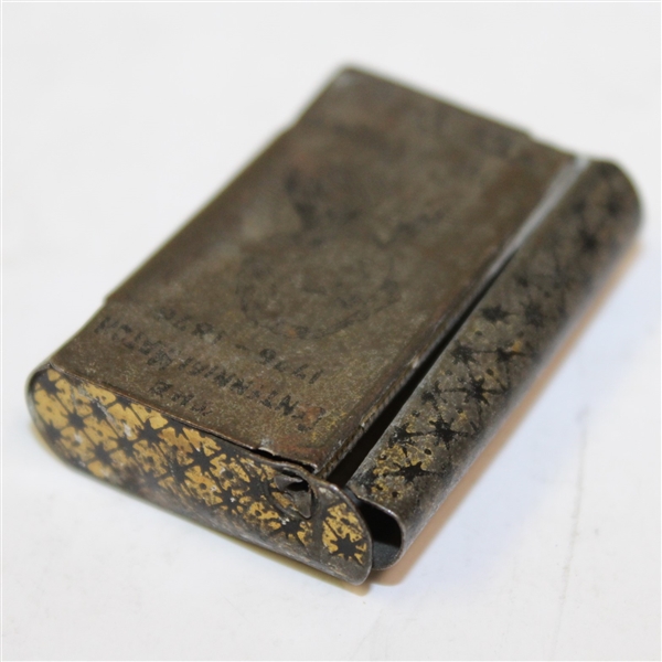 The Centennial Match 1776-1876 Hill & Cooke New York - Metal Match Holder - Roth Collection