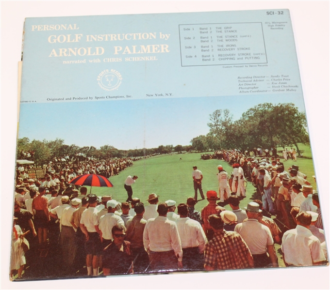Arnold Palmer Signed 1963 Golf Instruction Album Case - with Album JSA ALOA