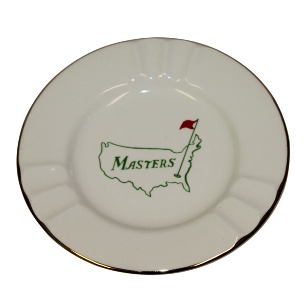 Vintage Early Logo Masters Ash Tray with 22k Gold Rim