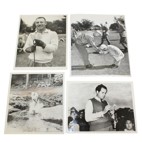 Lot of Four 1950's Masters Tournament Press Photos