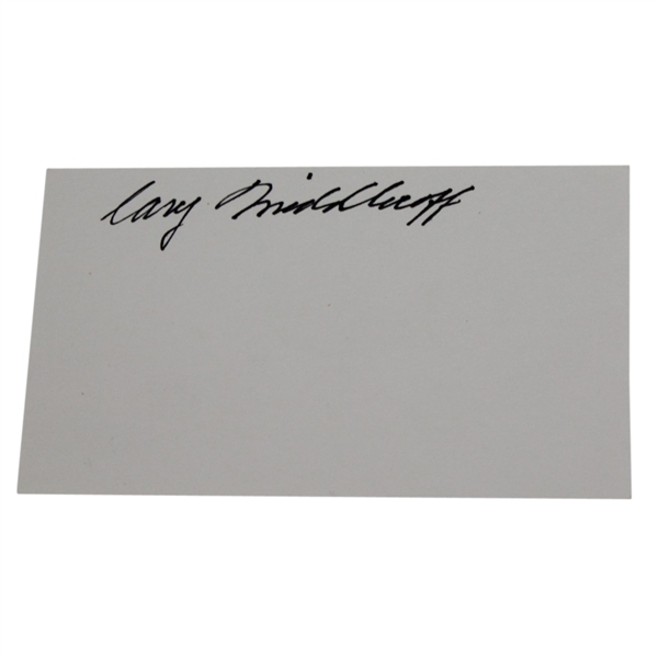 Cary Middlecoff Signed Index Card PSA/DNA #L79358