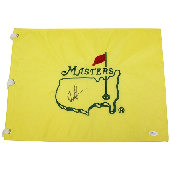 Fred Couples Signed Masters Undated Embroidered Flag JSA #P37986