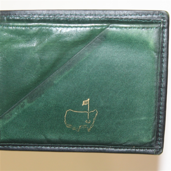 Classic Augusta National Scorecard and Green Augusta Logo Wallet