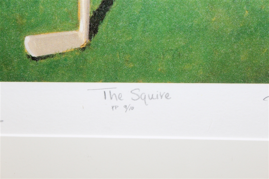 Ltd Ed Gene Sarazen Signed The Squire #9/10 by Paul Milosevich - Framed - JSA ALOA