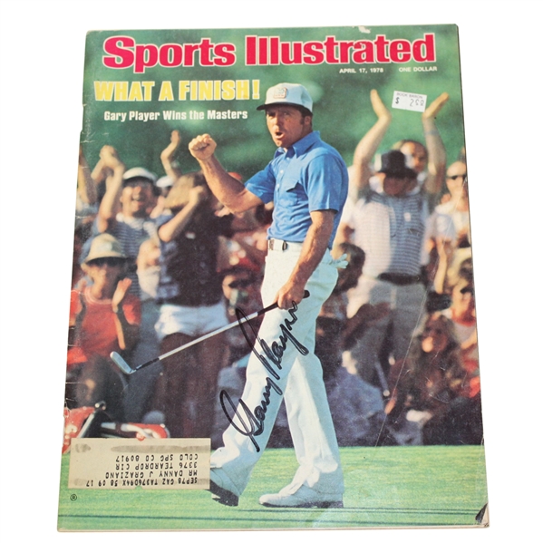 Gary Player Signed April 17, 1978 Sports Illustrated Magazine JSA #P36699