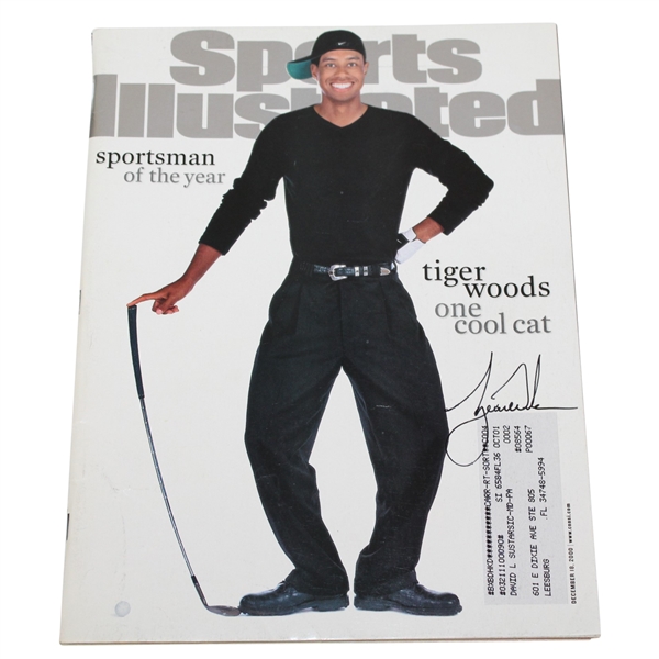 Tiger Woods Signed December 18, 2000 Sports Illustrated Magazine JSA #Y87341
