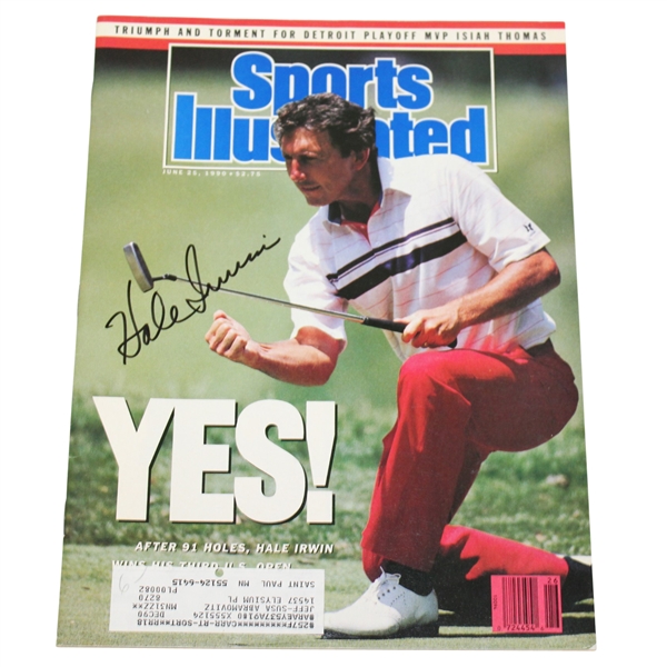 Hale Irwin Signed June 25, 1990 Sports Illustrated Magazine JSA #P36674