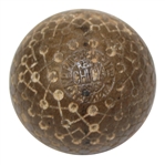1910 North British Diamond Chick Brown & Tan Golf Ball