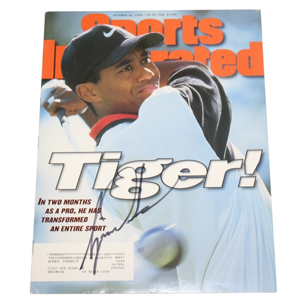 Tiger Woods Signed October 28, 1996 Sports Illustrated PSA/DNA #C76100