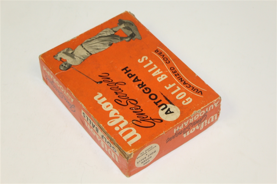 Wilson Gene Sarazen Signature Dozen Golf Balls in Original Box