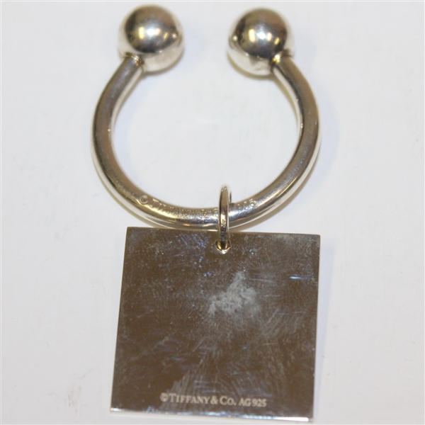 Tiffany & Co. Masters Logo Sterling Silver Key Chain