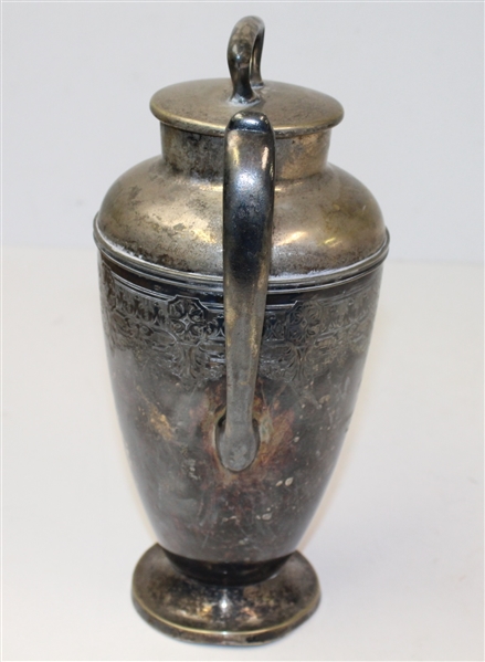 1923 Wallace Bros Silver Co. Country Club of Birmingham Invitational Tournament Trophy Pitcher - Dented - Roth Collection
