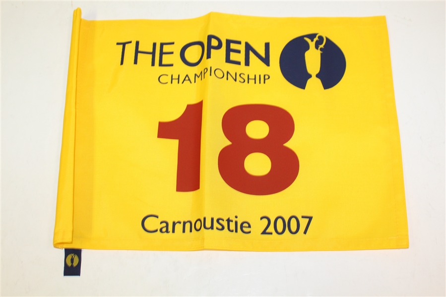 2007, 2008, & 2012(x2) Open Championship Flags