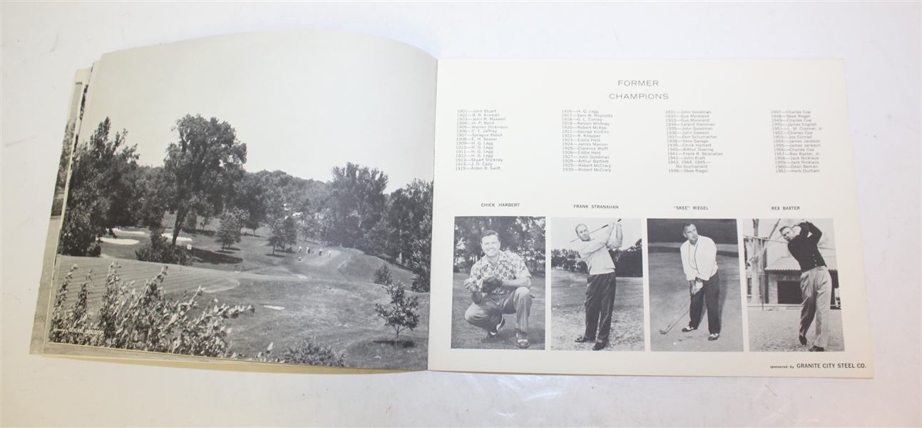 1962 Trans-Mississippi Golf Association at Old Warson CC Program - 59th Championship - Roth Collection