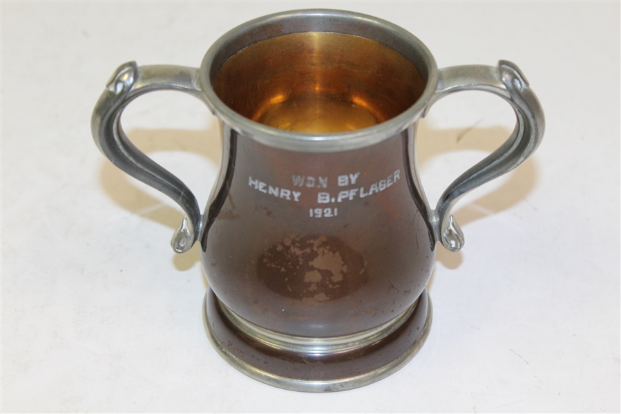 1921 Taft Golf Club Roberts Cup Fall Tournament Trophy - Won by Henry B. Pflager - Roth Collection