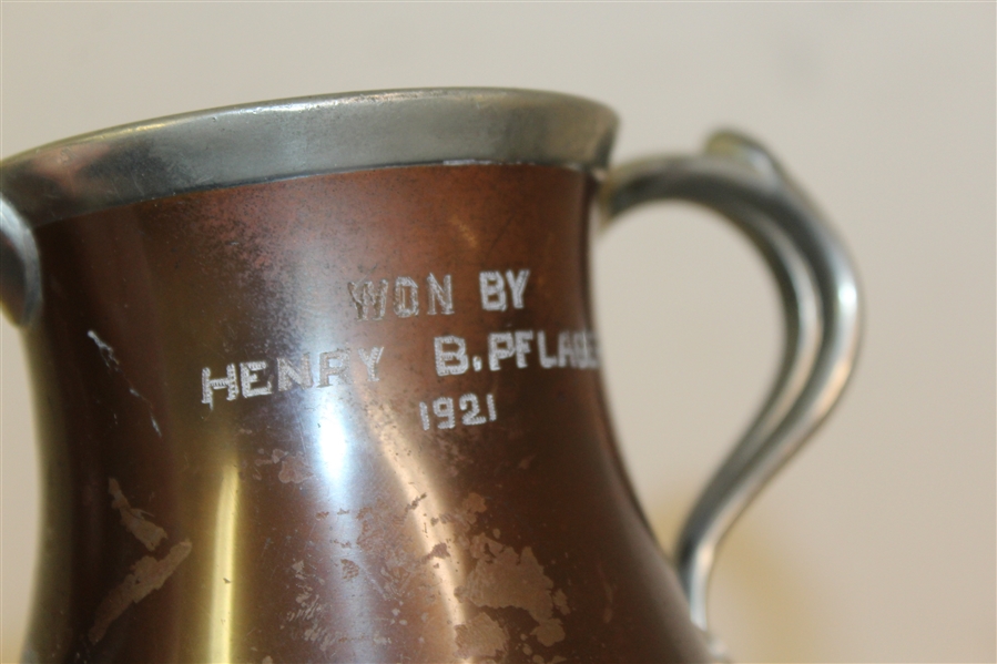 1921 Taft Golf Club Roberts Cup Fall Tournament Trophy - Won by Henry B. Pflager - Roth Collection