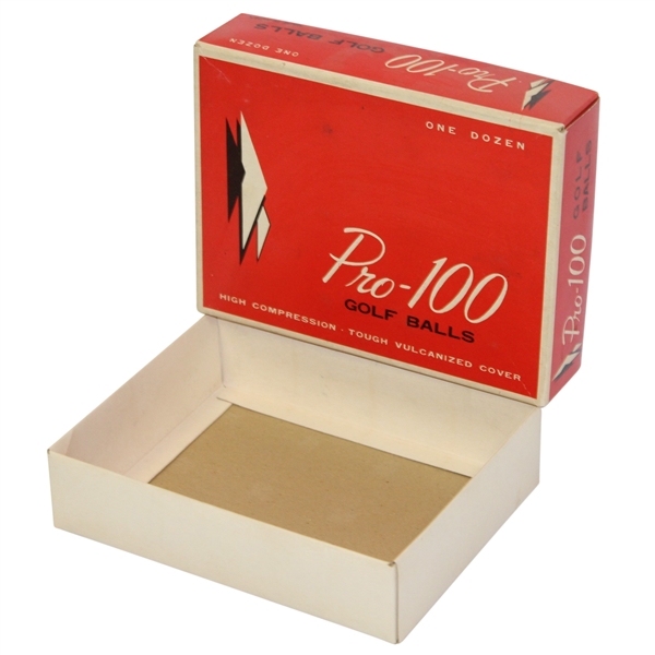 Pro-100 High Compression Vulcanized Cover Dozen Golf Balls Box Only - Roth Collection