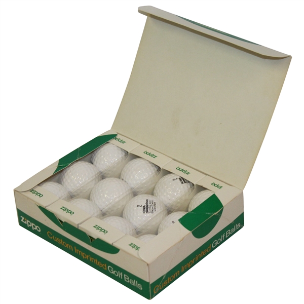 ZIPPO Custom Imprinted Dozen Golf Balls in Original Box - Roth Collection