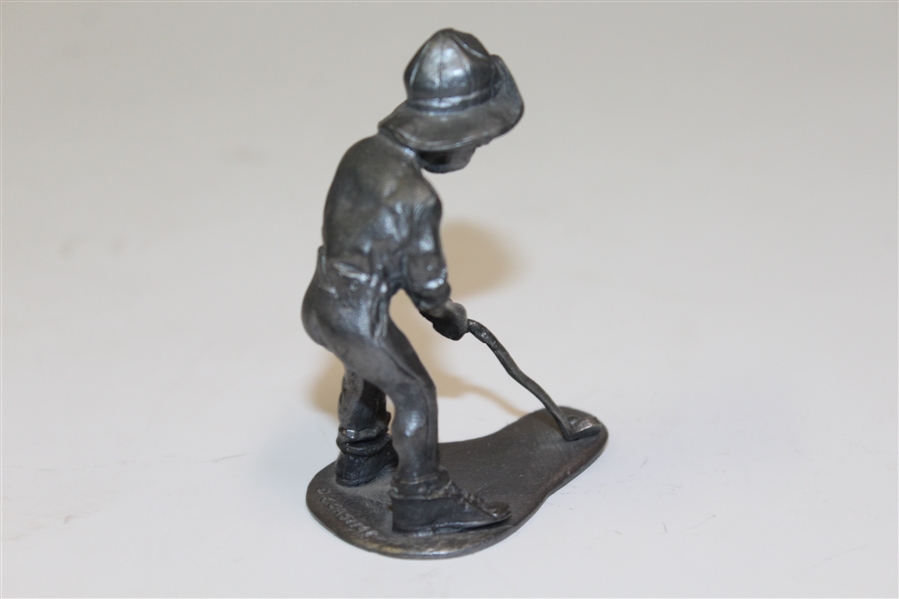 Putter Boy Pewter Statue - Miniature