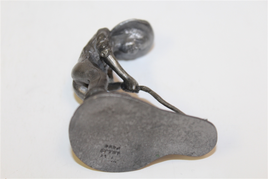 Putter Boy Pewter Statue - Miniature