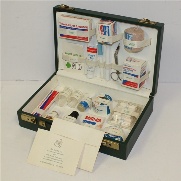 1975 Masters Tournament Member Gift - First Aid Kit