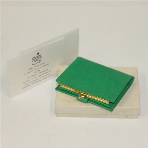 1973 Masters Tournament Member Gift - French Purse - Change Wallet