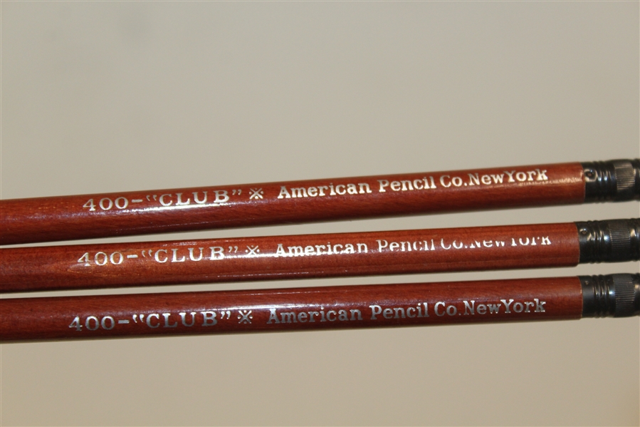 1939 New York World's Fair Golf Club Themed American Lead Pencils with Bag - Original Box