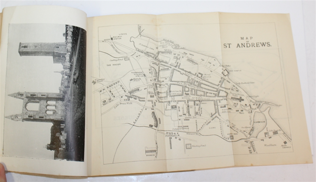1910 'Handbook of St Andrews' by D. Hay Fleming - Pull-out Course Map - Roth Collection