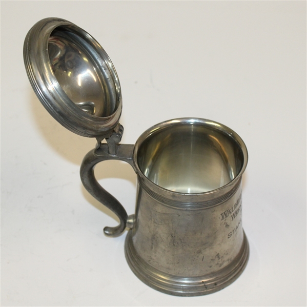 1906 Waumbek Golf Club Weekly Handicap Trophy Stein - Won By Stanley Keith - Roth Collection
