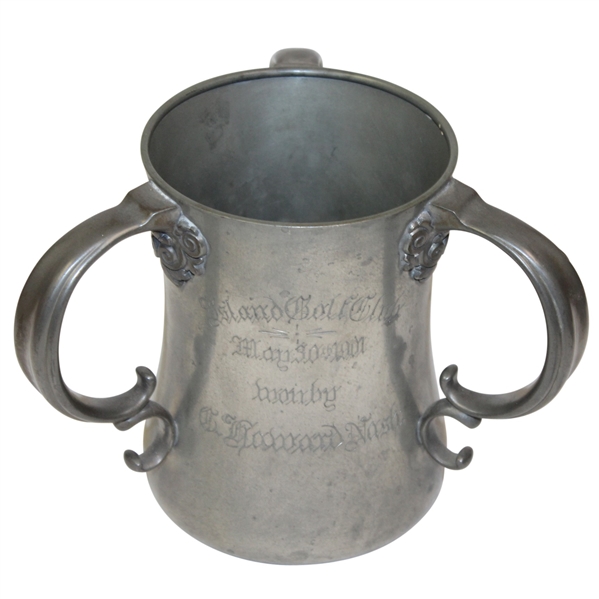 Island Golf Club Trophy Cup Won By Howard Nash May 30th, 1901 - Roth Collection