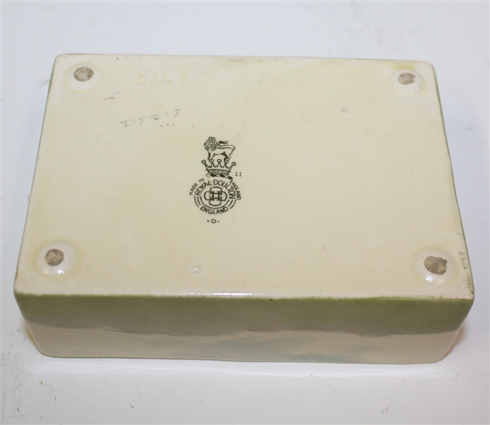 Royal Doulton Golf Themed Bateman Trinket Box with Trays - R. Wayne Perkins Collection