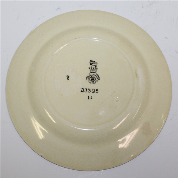 Royal Doulton Golf Plate 'He that Always Complains is Never Pitied' - R. Wayne Perkins Collection