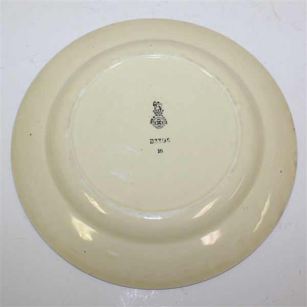 Royal Doulton Golf Plate 'All fools are not knaves, but all knaves are fools' - R. Wayne Perkins Collection
