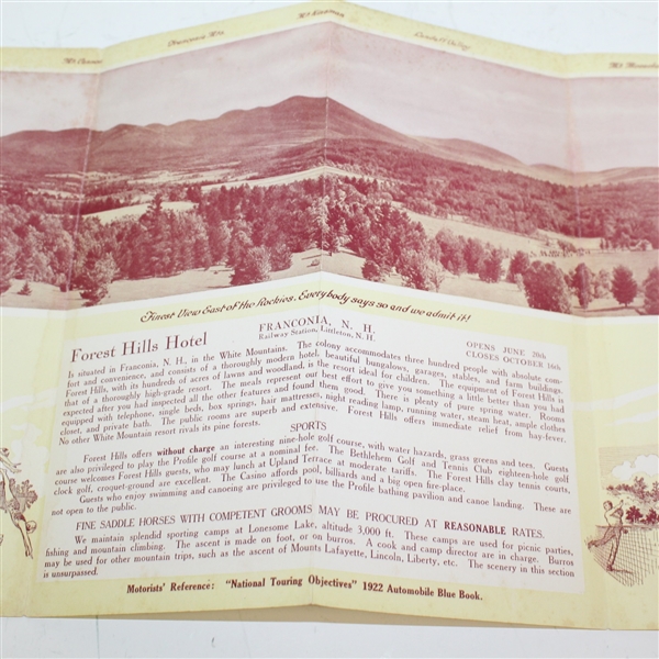 Vintage Forest Hills Hotel Brochure