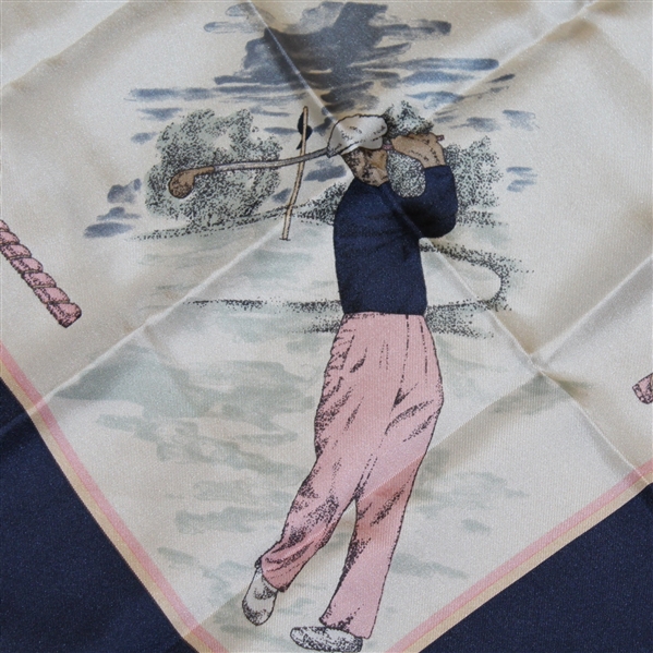 Byron Nelson Classic 25th Anniversary Silk Handkerchief - Excellent Condition