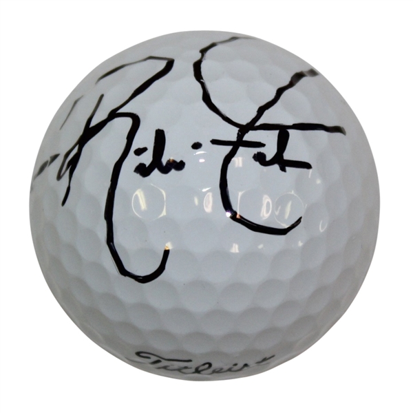 Rickie Fowler Signed Titleist Golf Ball - Early Career Signature JSA ALOA